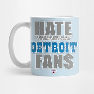 Hate Detroit Fans Mug